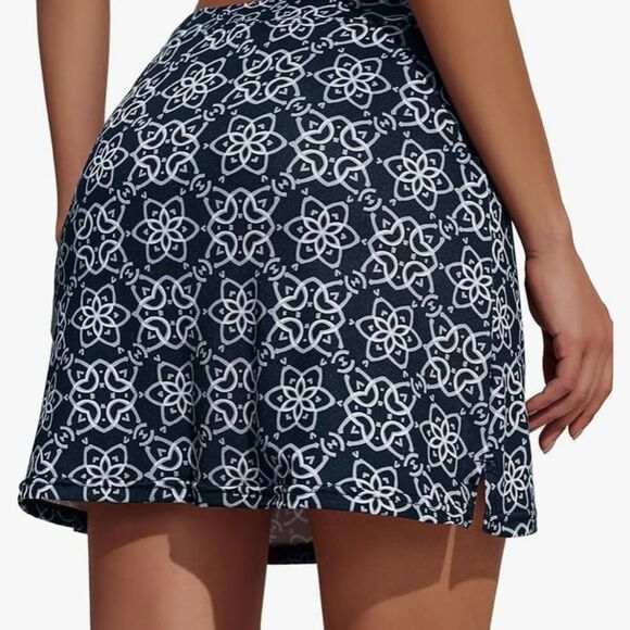 BOLD Print Stretch Golf Skort - Picture 3 of 10